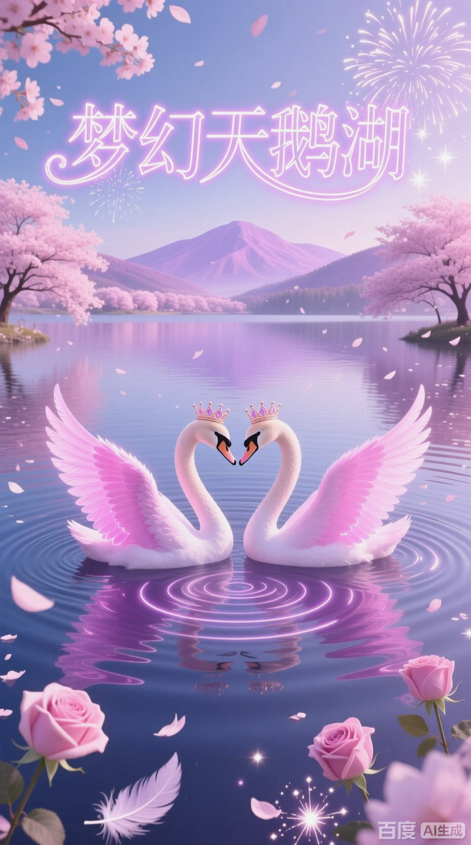 梦幻天鹅湖的浪漫动态