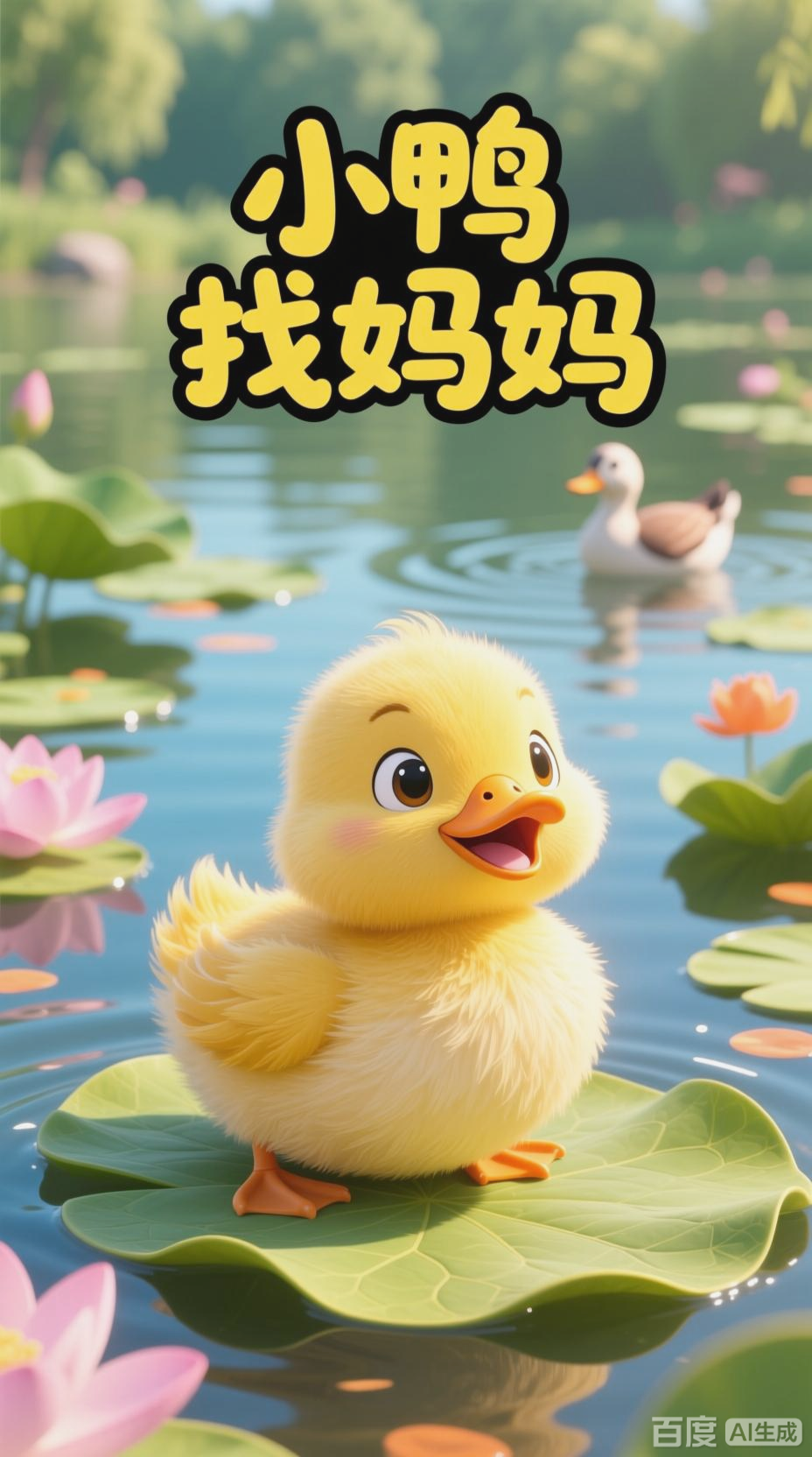 小鸭找妈妈，欢乐3D动漫