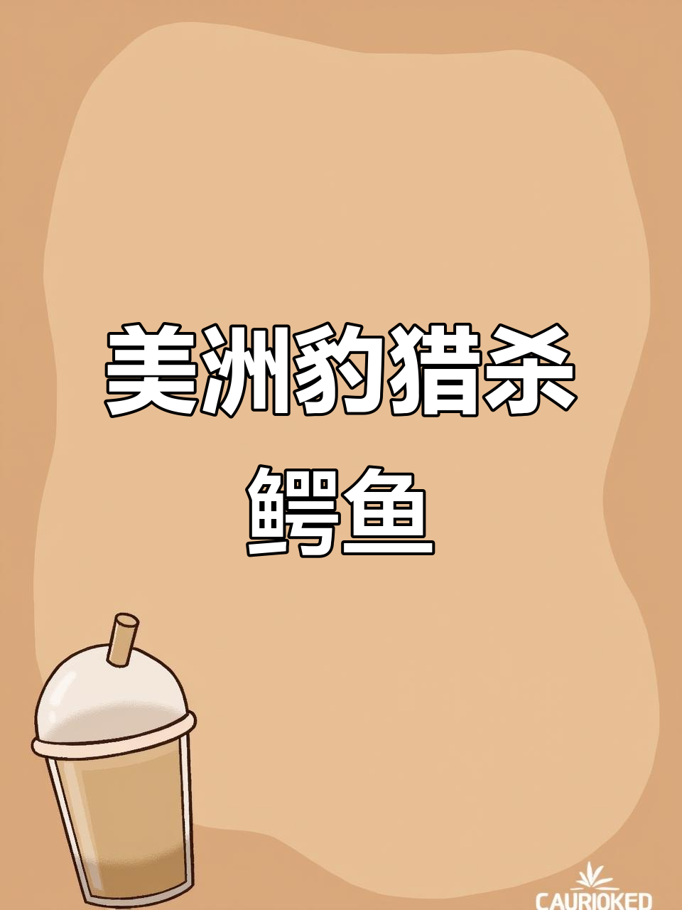 美洲豹捕食鳄鱼,速度惊人!