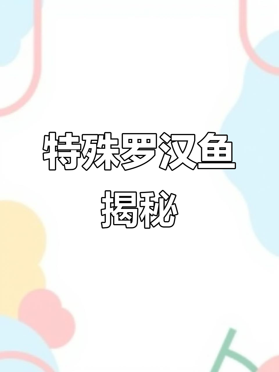 看看这条怪异的短身罗汉鱼,眼睛和头像公羊,颜色图案超特别
