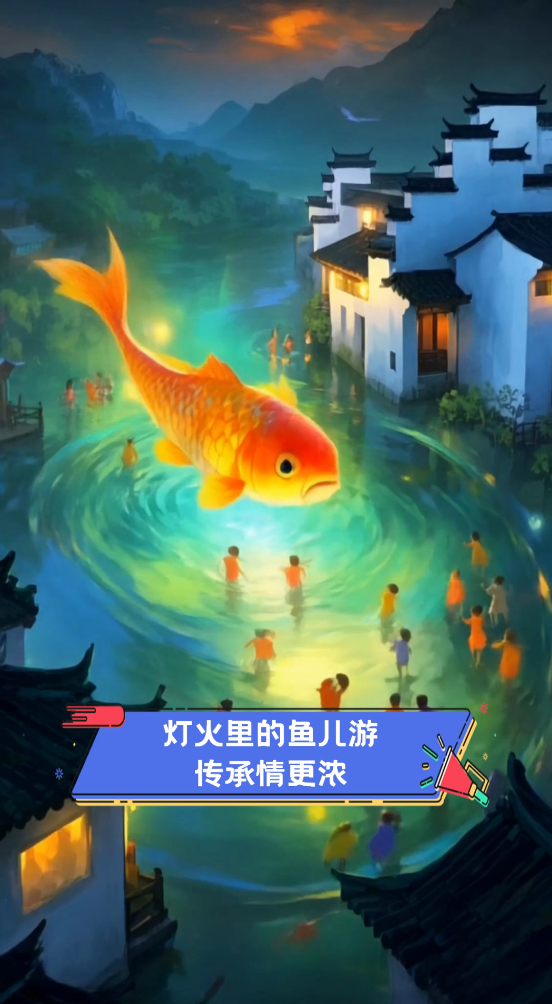 灯火里的鱼儿游,传承情更浓