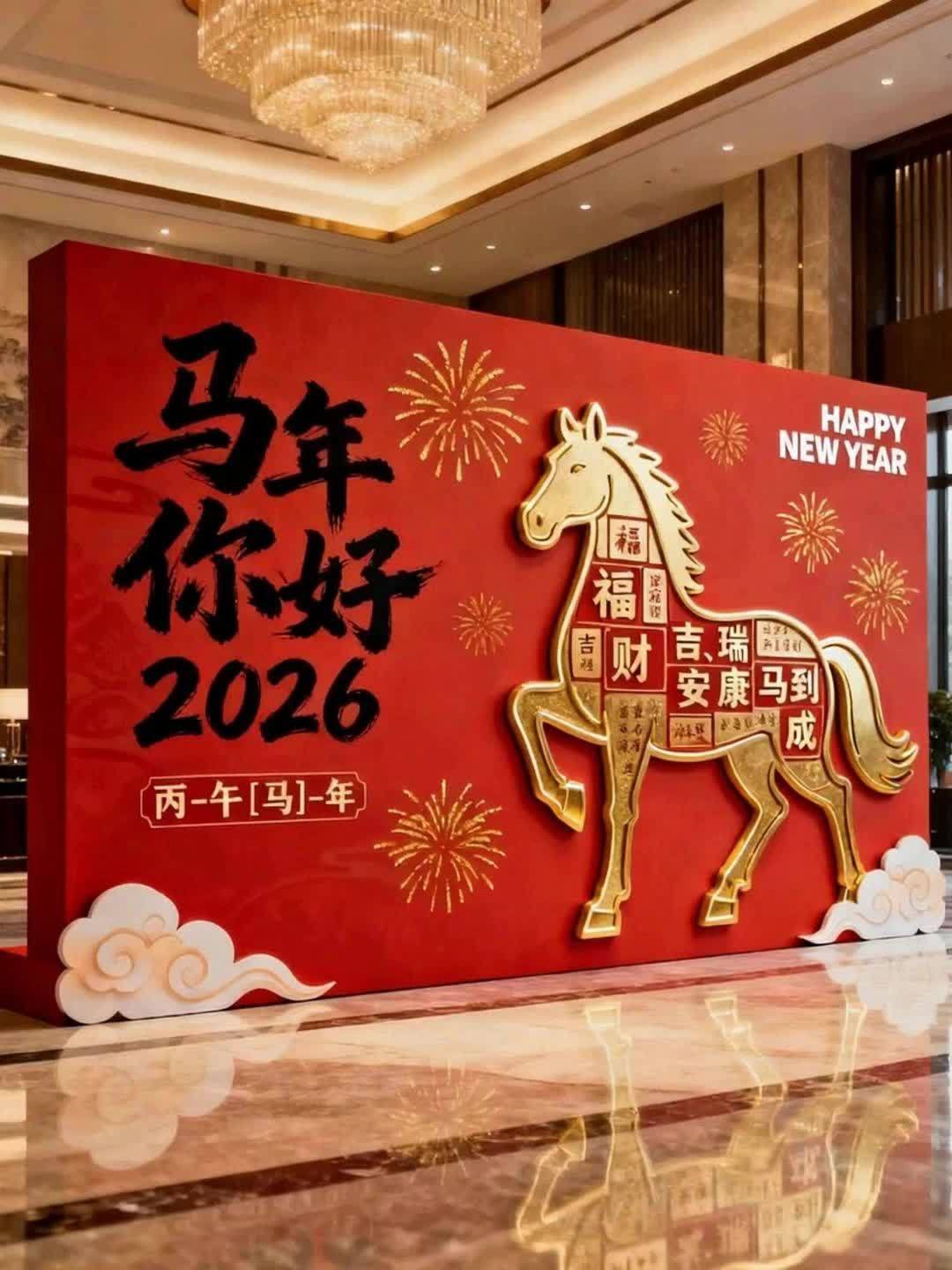年会背景墙设计制作#年会背景装饰#签到墙#活动背景墙#年会装饰#荆州广告公司