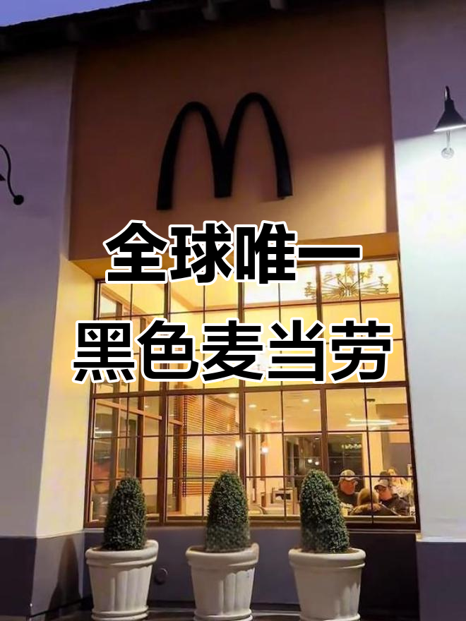 蒙特雷黑金麦当劳:低调教堂风格,独特用餐体验