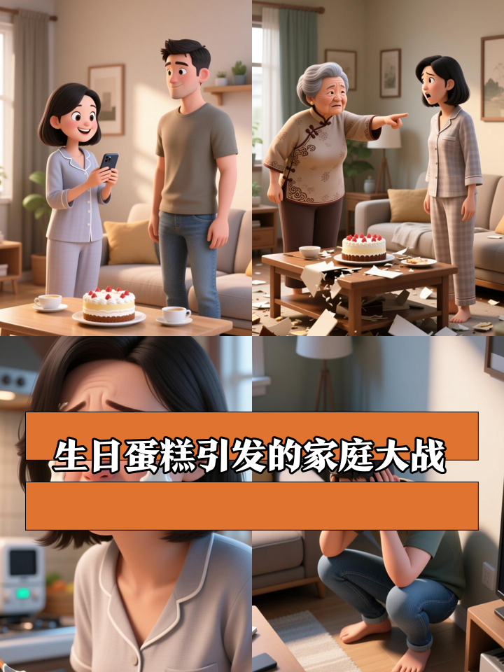 婆婆摔了我的生日蛋糕