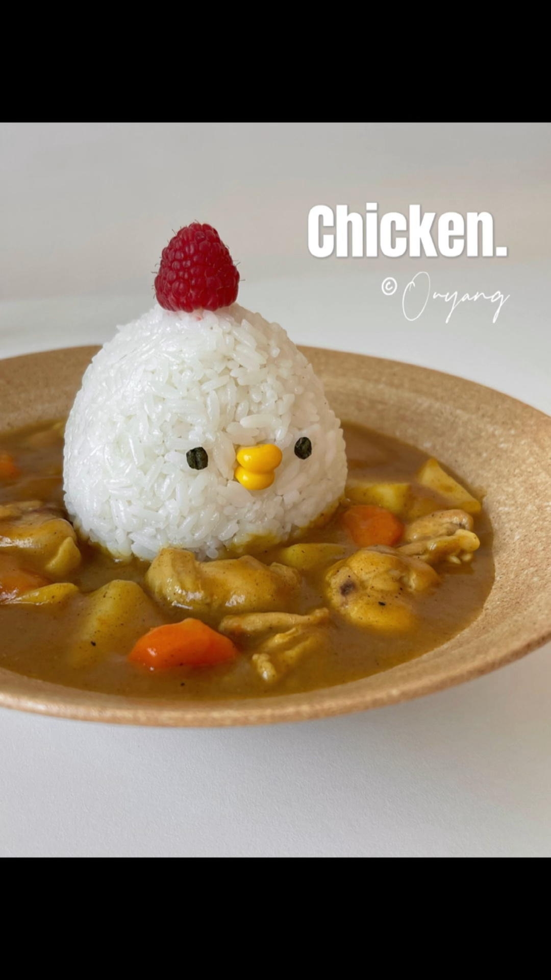 可爱预警咖喱土豆鸡块饭