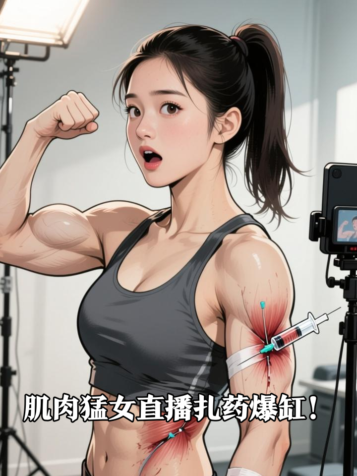 健美冠军直播注射肌肉药水，下一秒观众集体报警！