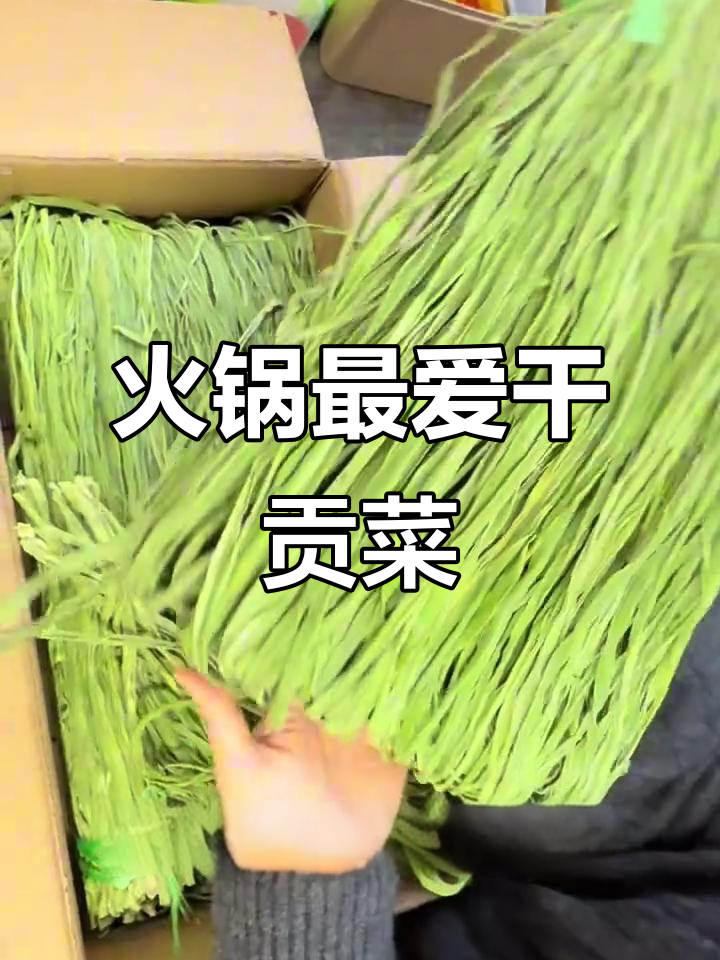 重庆火锅必备干贡菜,脆嫩爽口又实惠