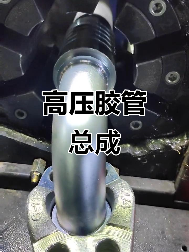 派克埃迪亚高压胶管总成,液压接头与压管机完美配合