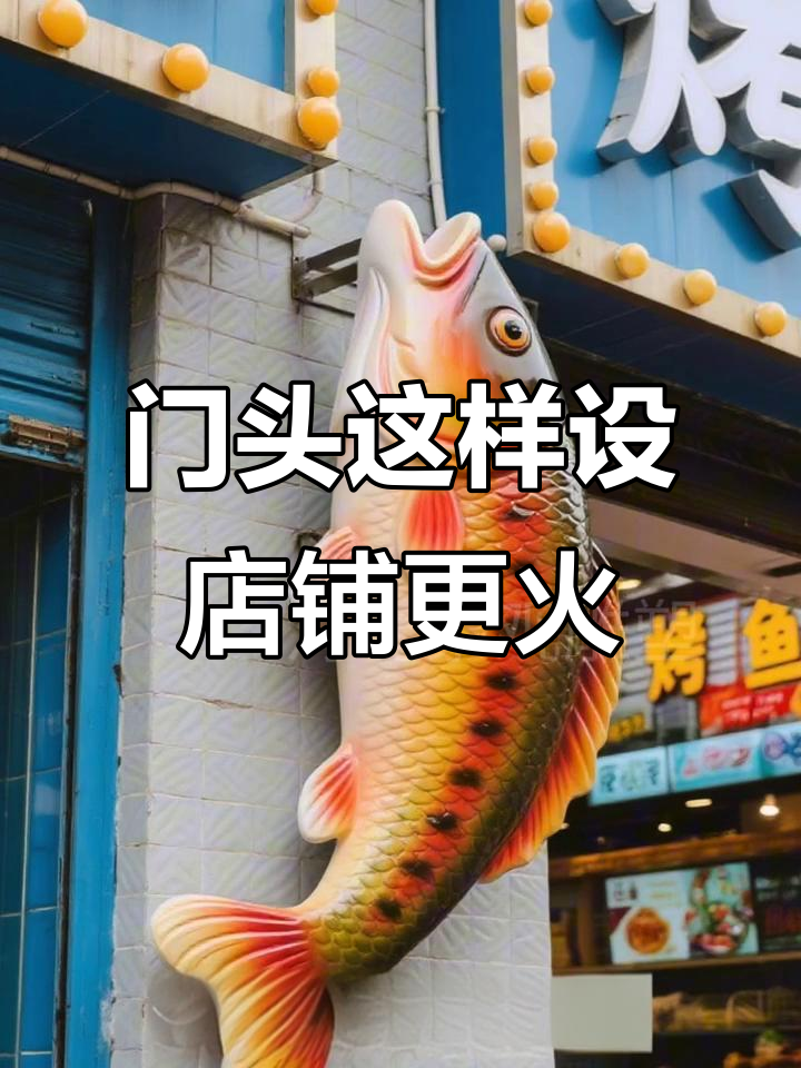 海鲜烤鱼店门头设计大揭秘,如何用视觉冲击吸引客户