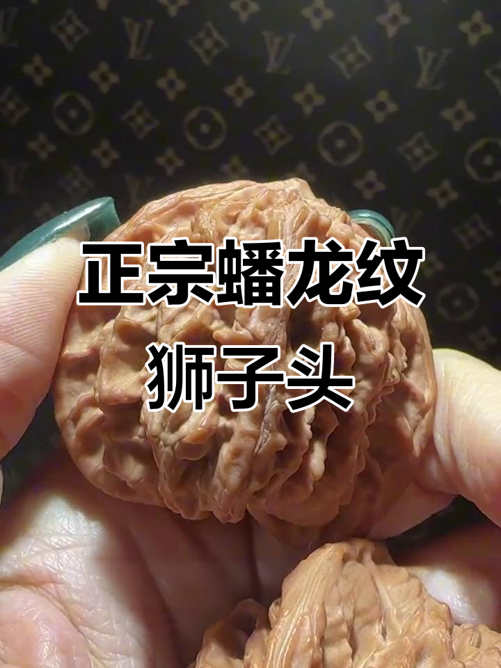 山西太行山脉的经典盘龙纹狮子头,核桃界的王者归来
