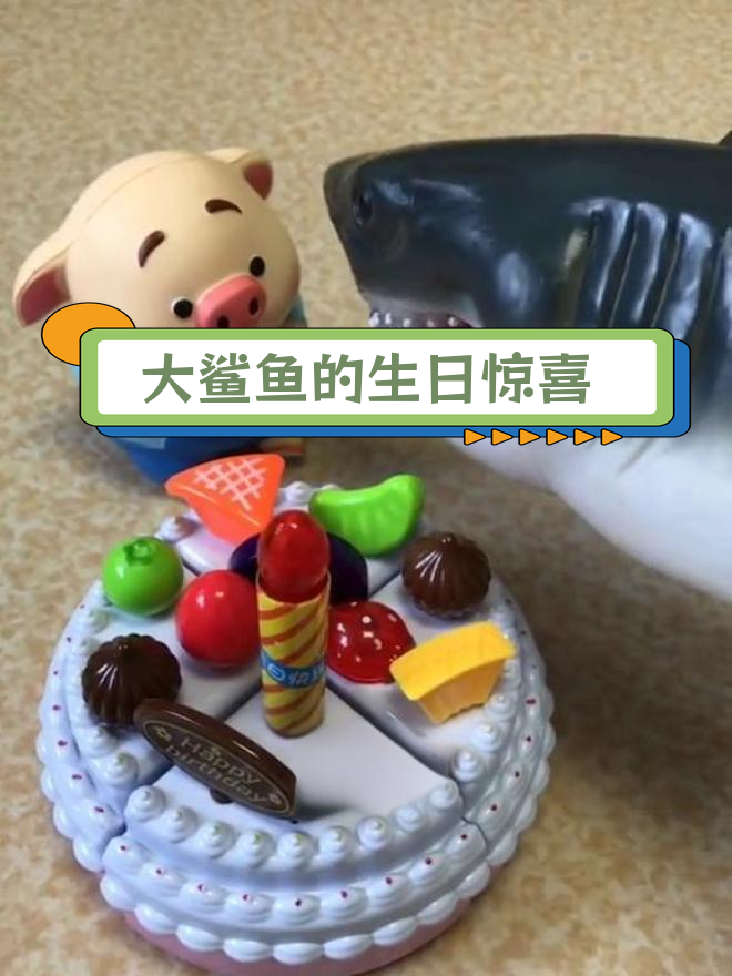 鲨鱼竟然爱吃蛋糕