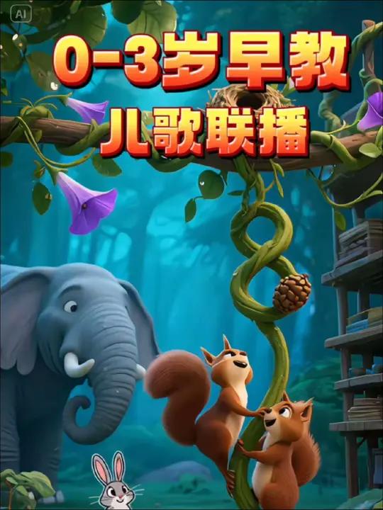 0-3岁早教儿歌联播，儿歌多多《小羊拉臭臭》《数字歌》《大风车》《葫芦娃》《小鸡吃米》《鹅