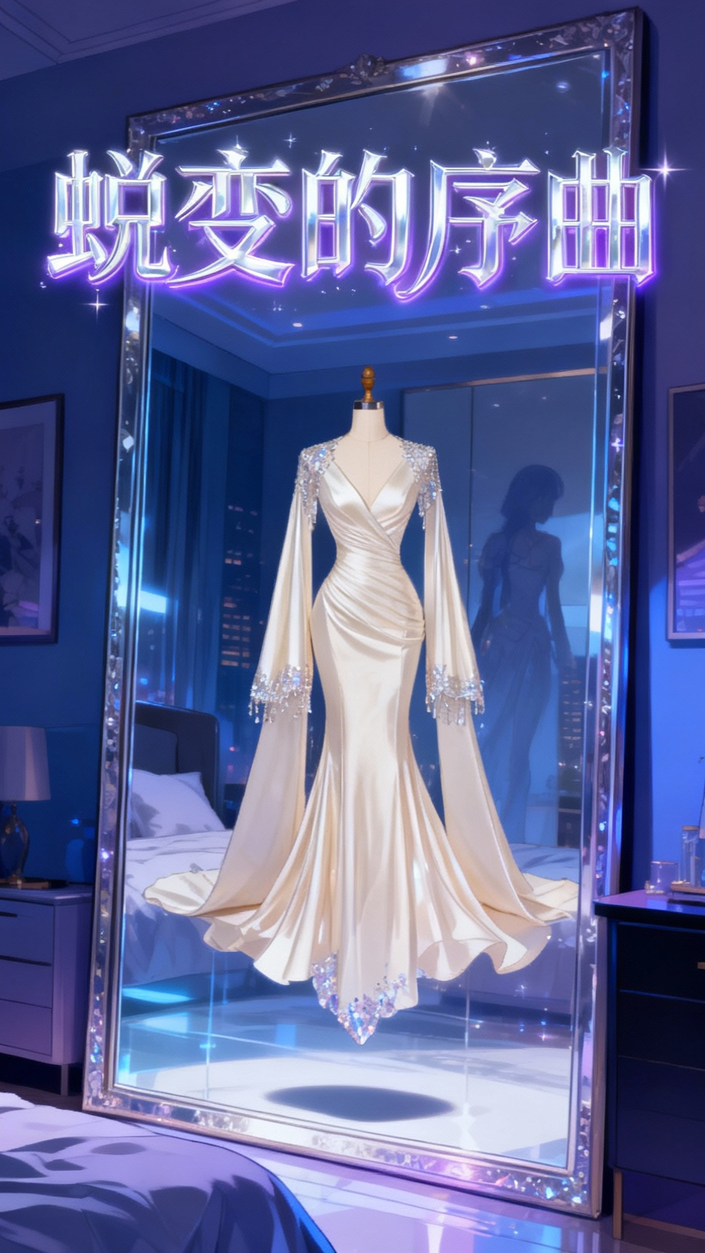 男生变身华丽鱼尾晚礼服女生