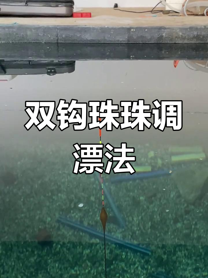双钩珠珠钓青鱼调漂技巧，掌握这些让你轻松钓鱼