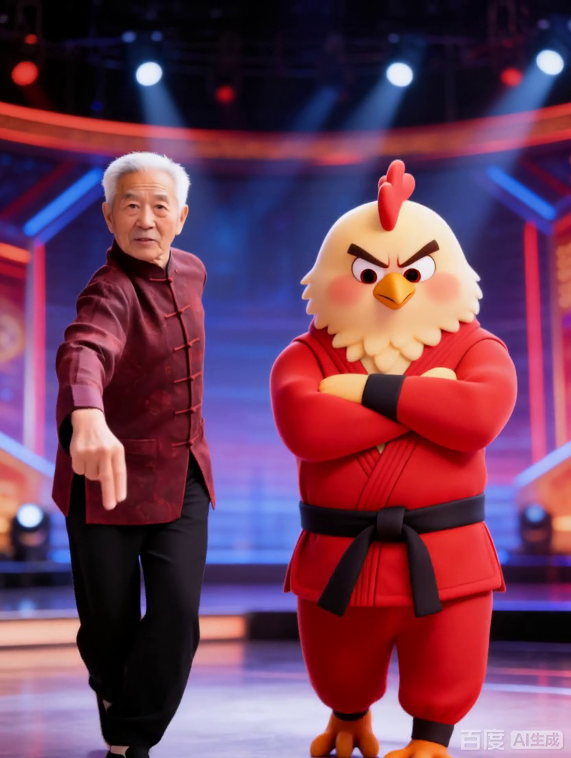 功夫鸡对决老师傅
