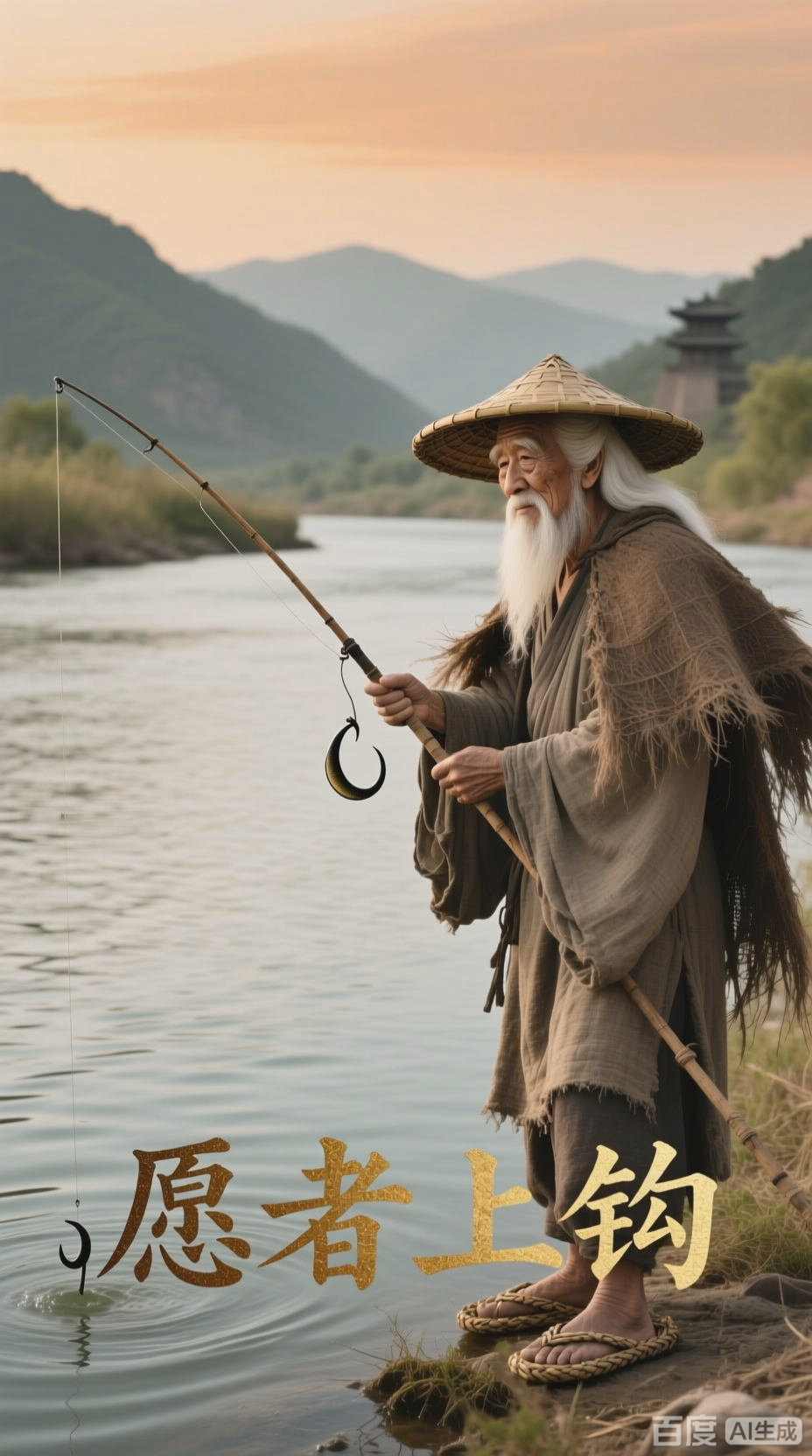 姜太公钓鱼,愿者上钩