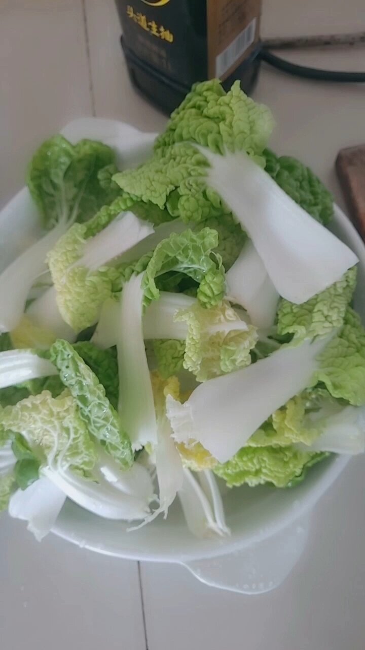 素炒菊花白菜黑白菜