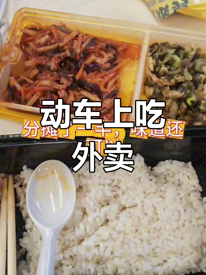 动车外卖体验:鱼香肉丝套餐27元,配送费4元