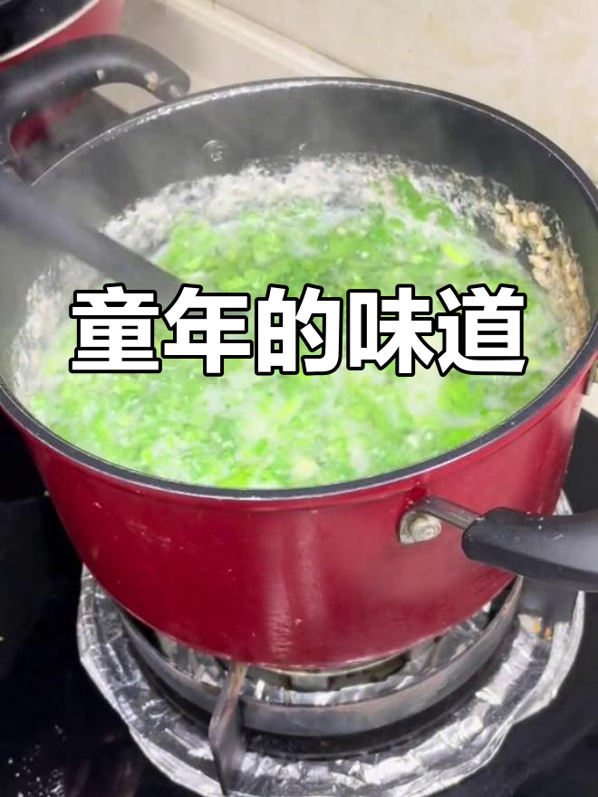 山东茼蒿汤,童年记忆中的独特味道