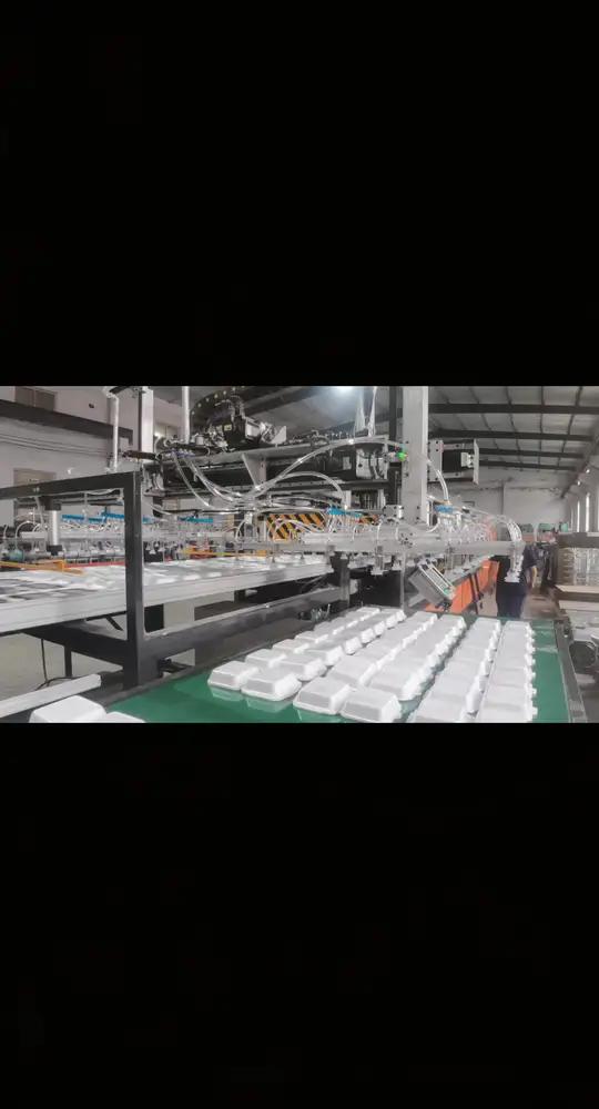 PS foam burger box food plate machine styrofo