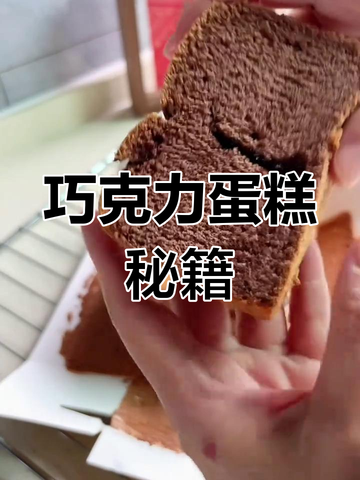 巧克力蛋糕,零失败!浓郁口感,新手也能轻松做出