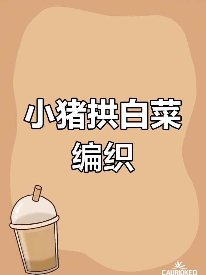 小猪拱白菜教程:毛线钩织技巧大揭秘