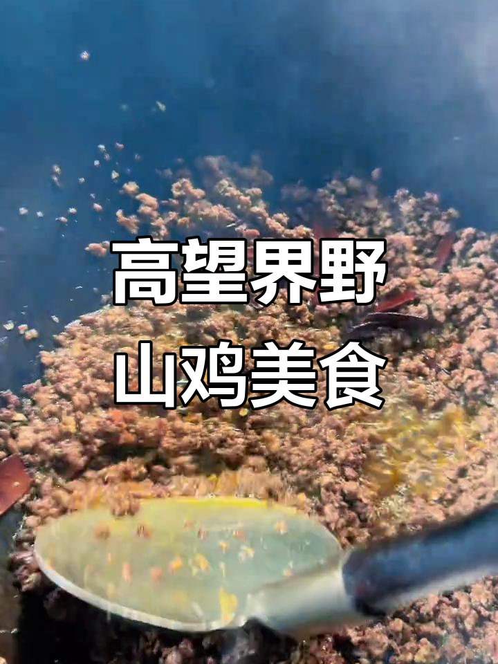 随便炒个菜,高望界野山鸡带来的美味体验