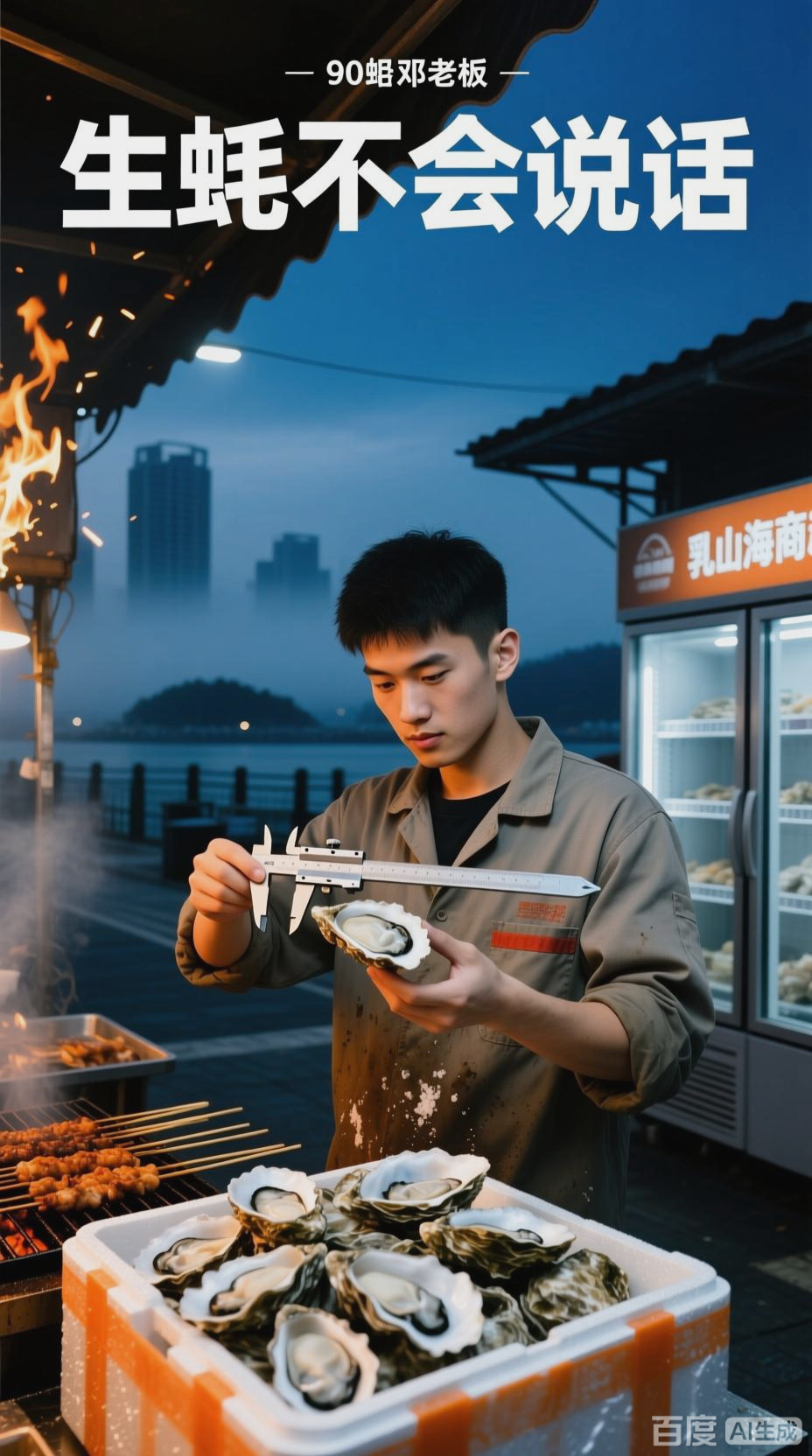 生蚝品质决定烧烤店竞争力