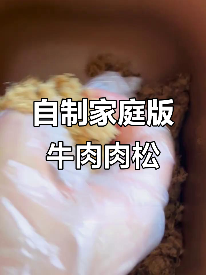 在家做牛肉松,简单又好吃,孩子超爱!