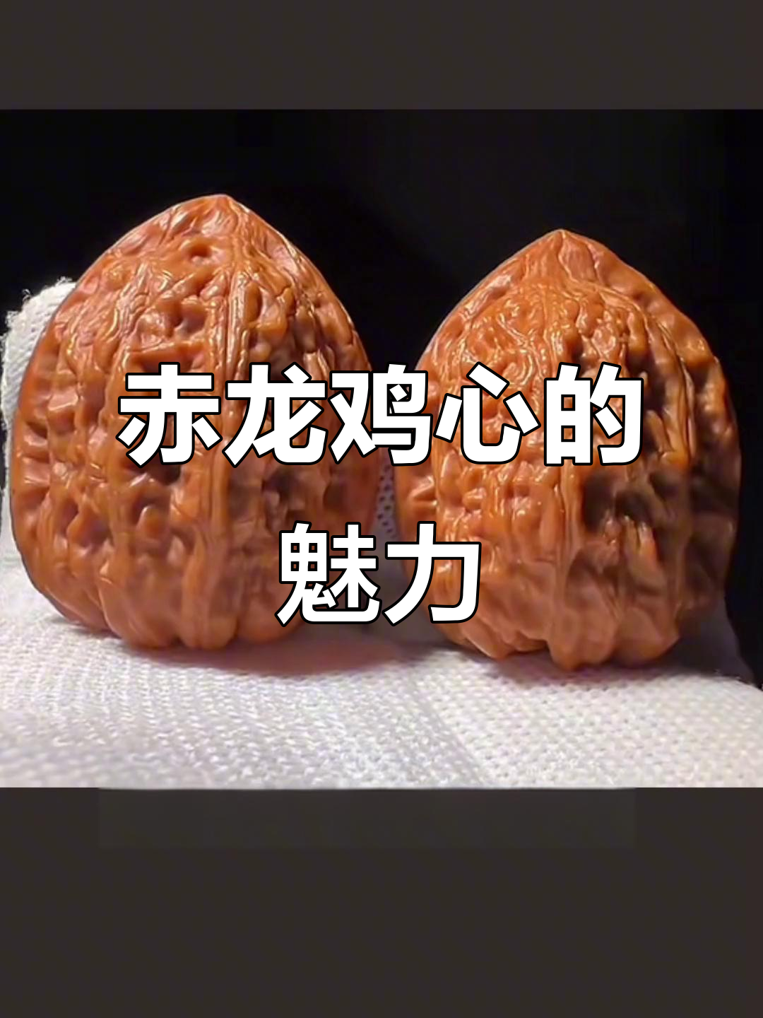 赤龙鸡心:文玩核桃中的小众高端品种,独特魅力与盘红之美