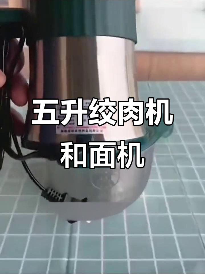 厨宝绞肉机:5升大容量,四档调节,和面绞菜一应俱全