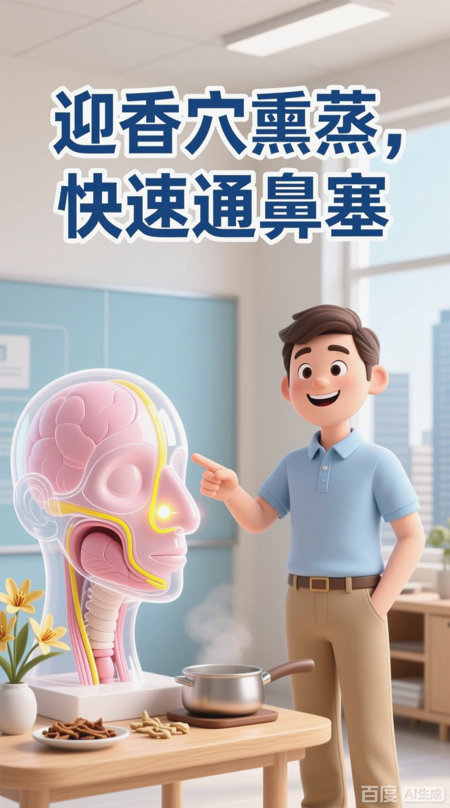 迎香穴熏蒸，通鼻新选择