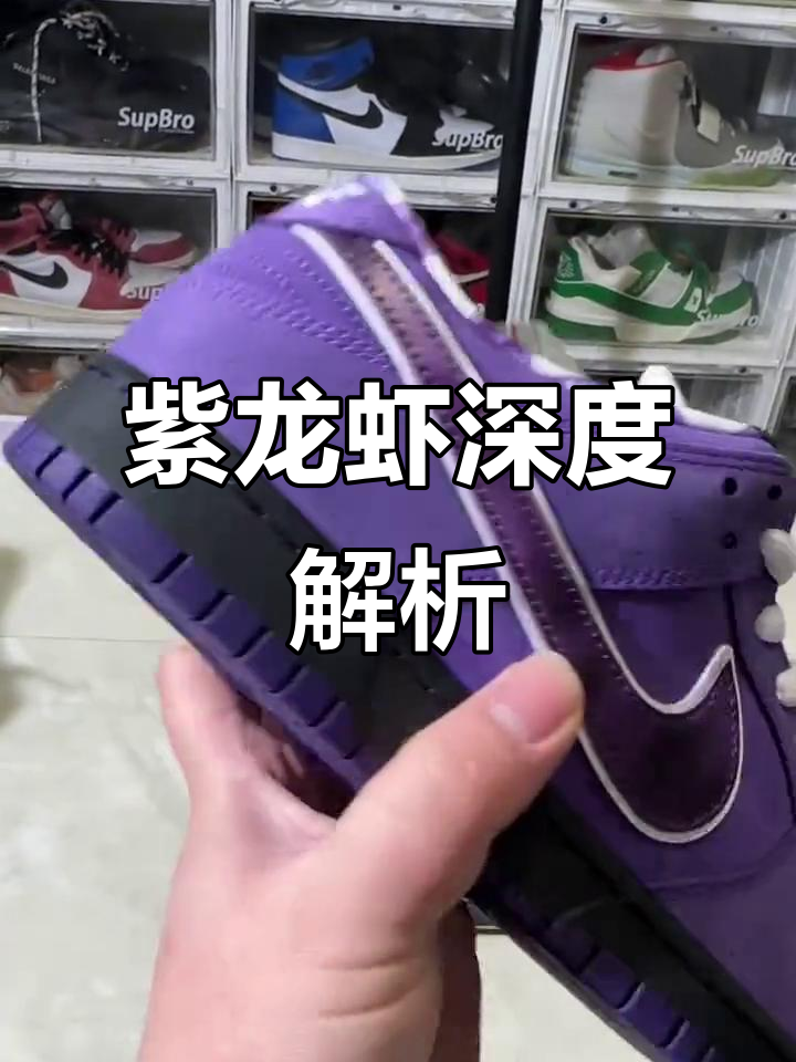 紫龙虾细节大揭秘,了解这双鞋的独特之处!