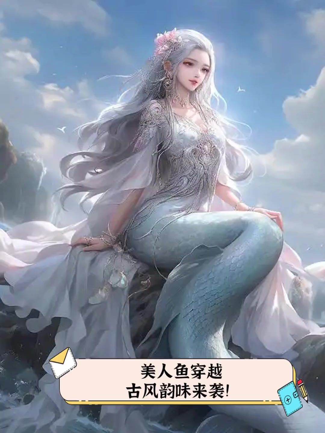 美人鱼穿越,古风韵味来袭!