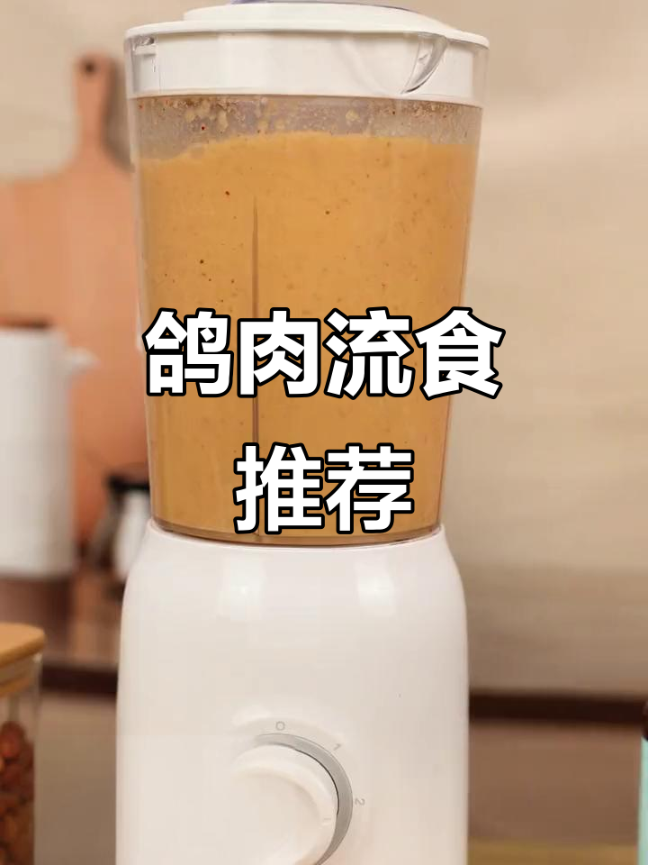 鸽子营养丰富,流食机打出的细腻口感,鼻饲更顺畅无阻