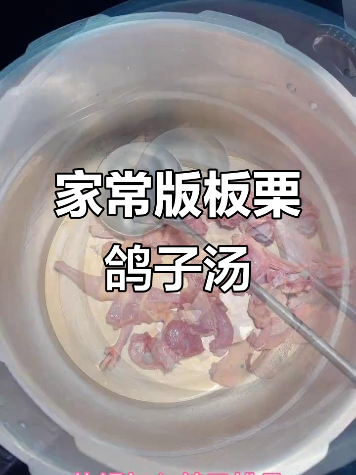 板栗鸽子汤,家常炖法大揭秘!