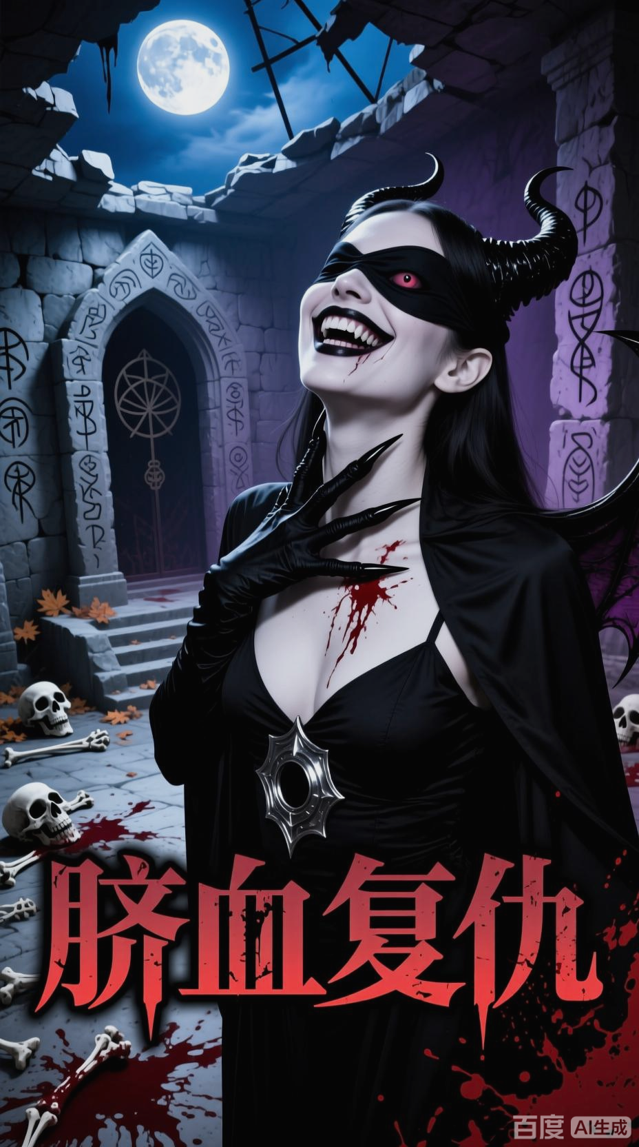 女反派狠掐女主脖子