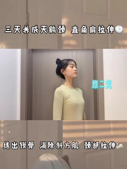 锁骨养成|练出迷人直角肩消除斜方肌拉伸