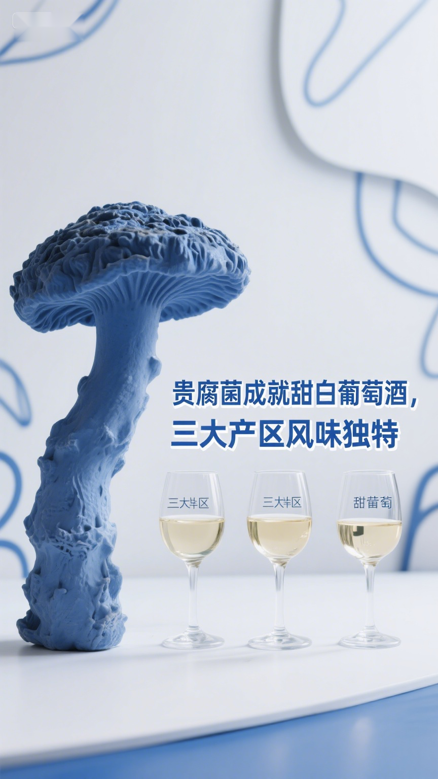 贵腐菌成就甜白葡萄酒,三大产区风味独特