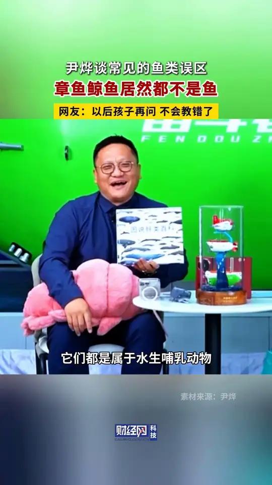 尹烨:章鱼鲸鱼居然都不是鱼