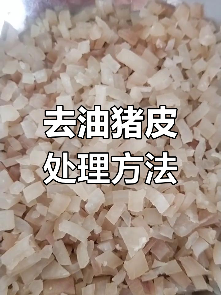 轻松去油脂,猪肉皮处理全攻略