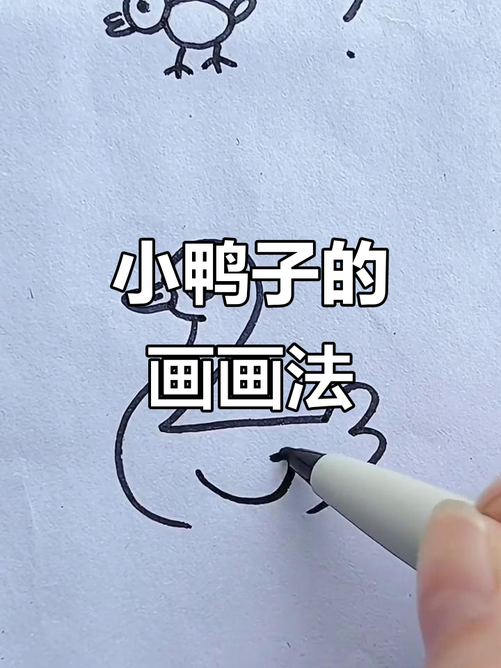 轻松学画小鸭子,步骤简单又有趣