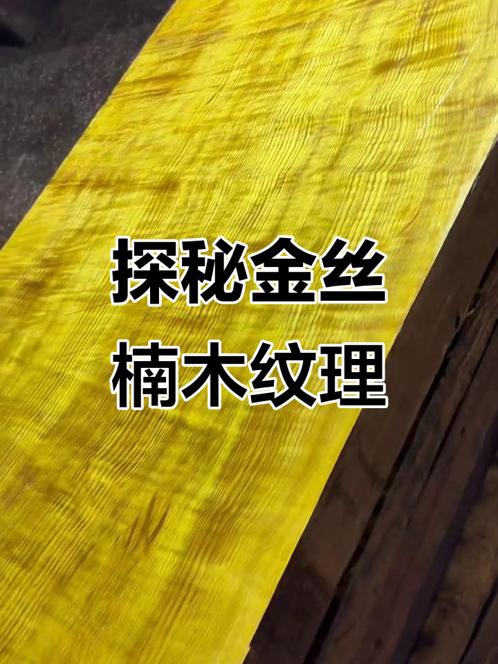 金丝楠木的独特纹理:凤尾纹与水波纹揭秘