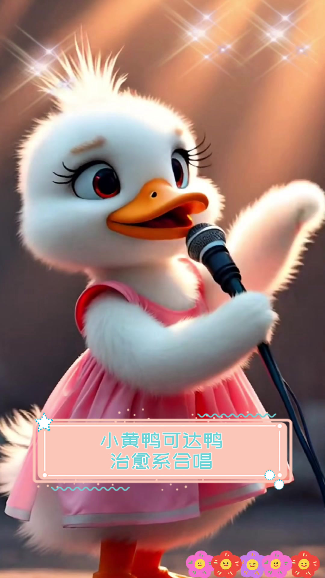 小黄鸭可达鸭治愈系合唱