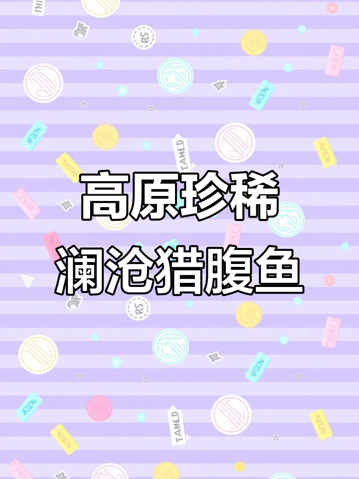 澜沧猎腹鱼:高原特有鱼类,濒临灭绝的珍贵物种