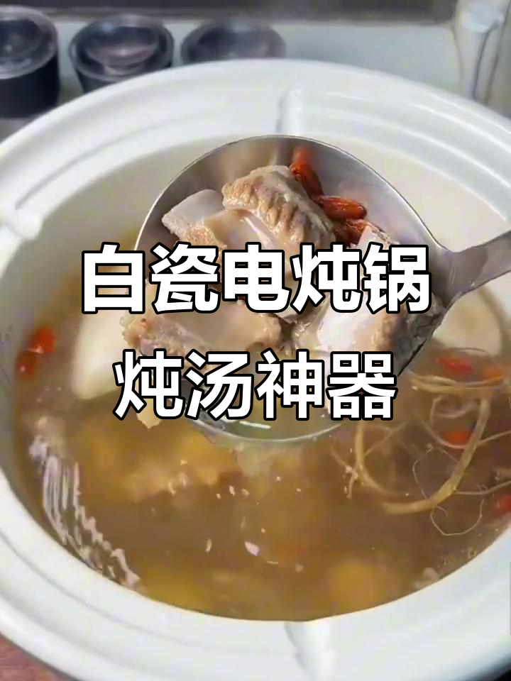 天际白瓷电炖锅，营养不流失，煲汤更美味