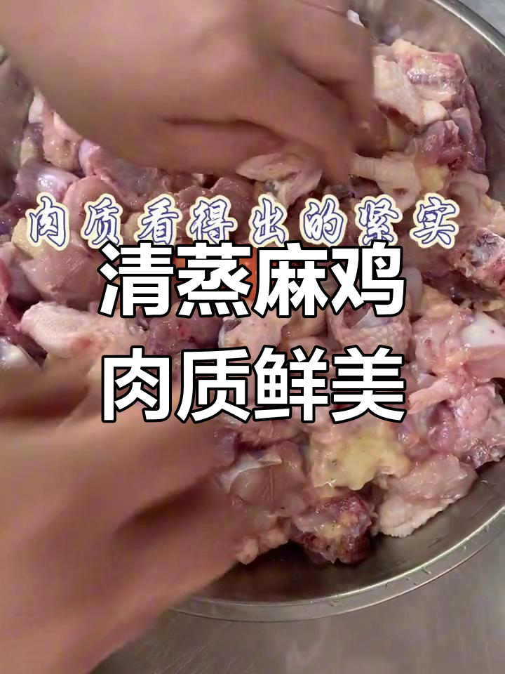 麻鸡清蒸,保留原汁原味,皮嫩肉滑,简单又美味!