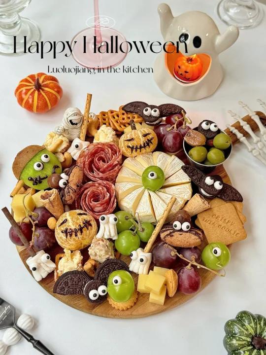 沉浸做个奶酪盘万圣节限定Cheese board