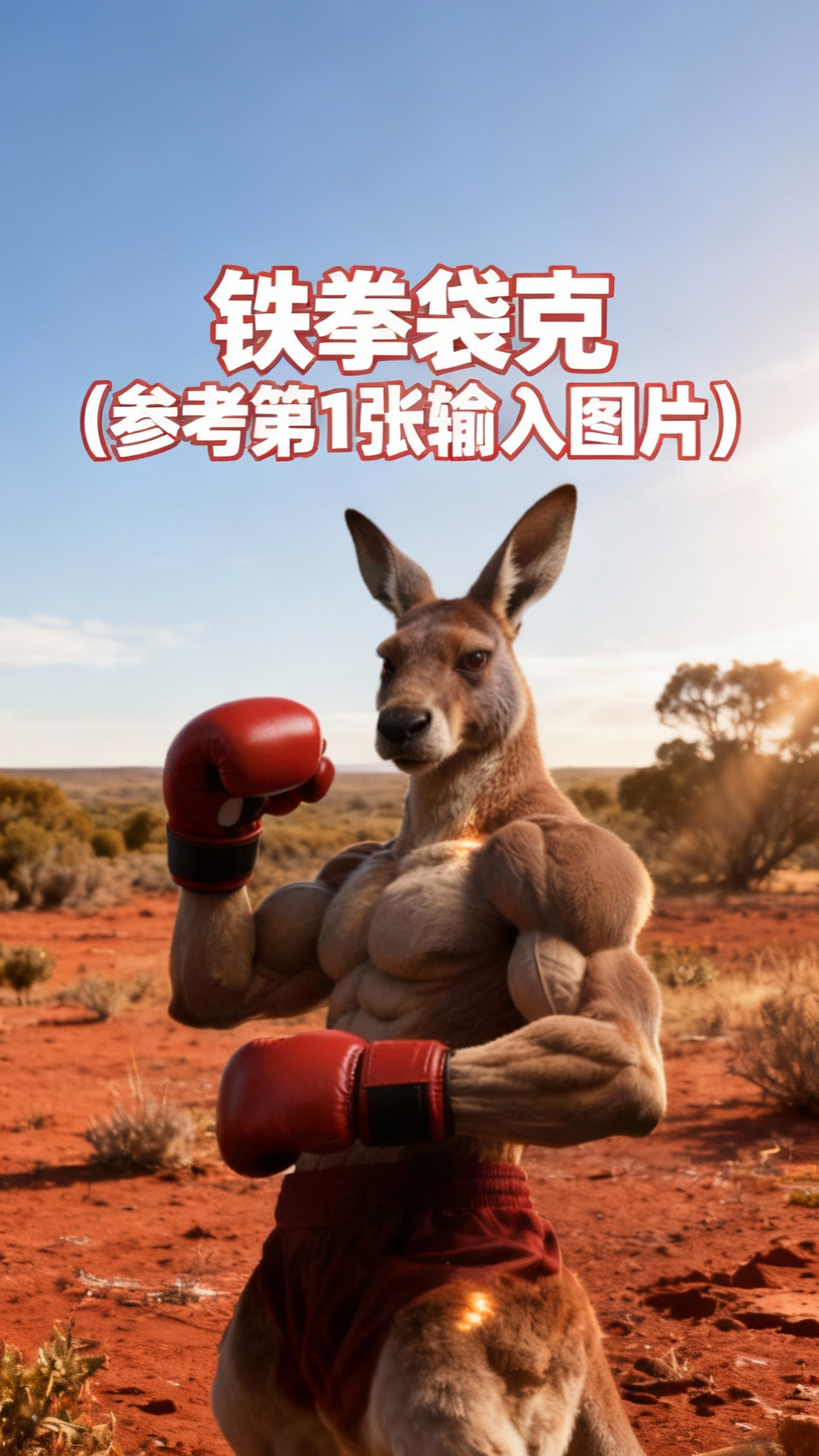 铁拳袋克：肌肉袋鼠的拳击风采