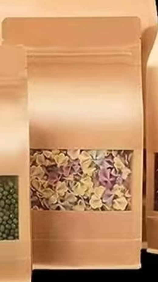 这款白色作为底色的香酥鱼皮包装袋效果看着怎么样